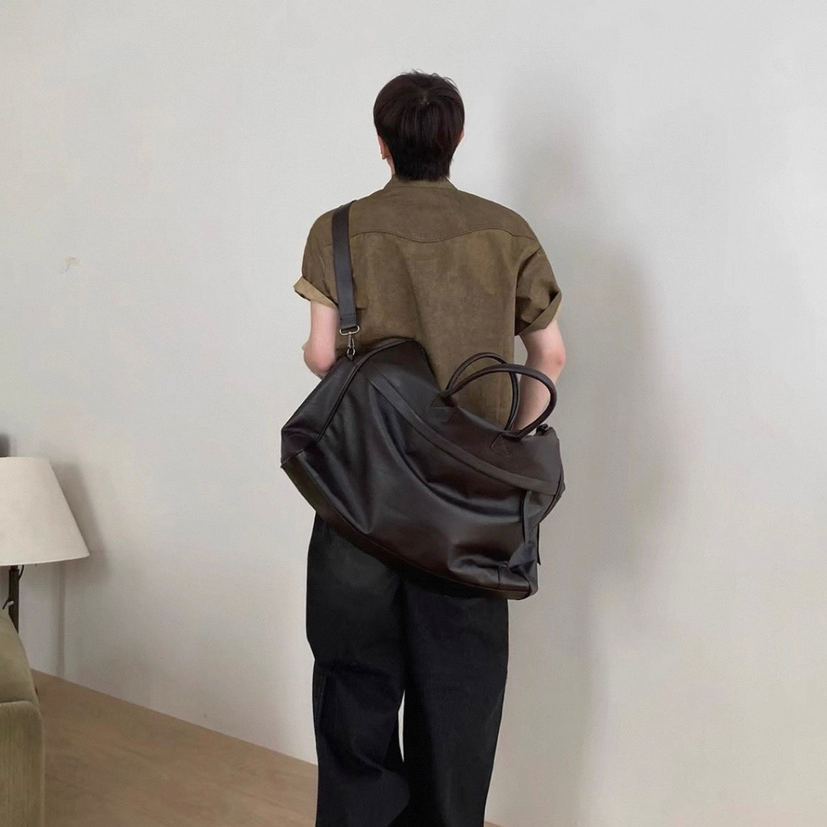Retro Workwear Short-Sleeve Shirt