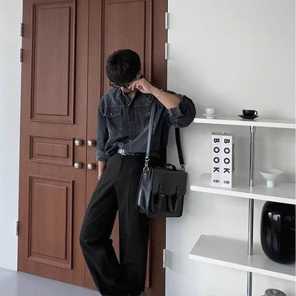 Casual Denim Shirt Jacket