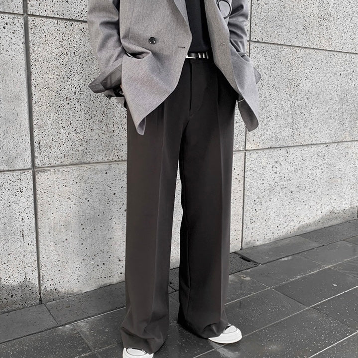 Casual straight suit pants