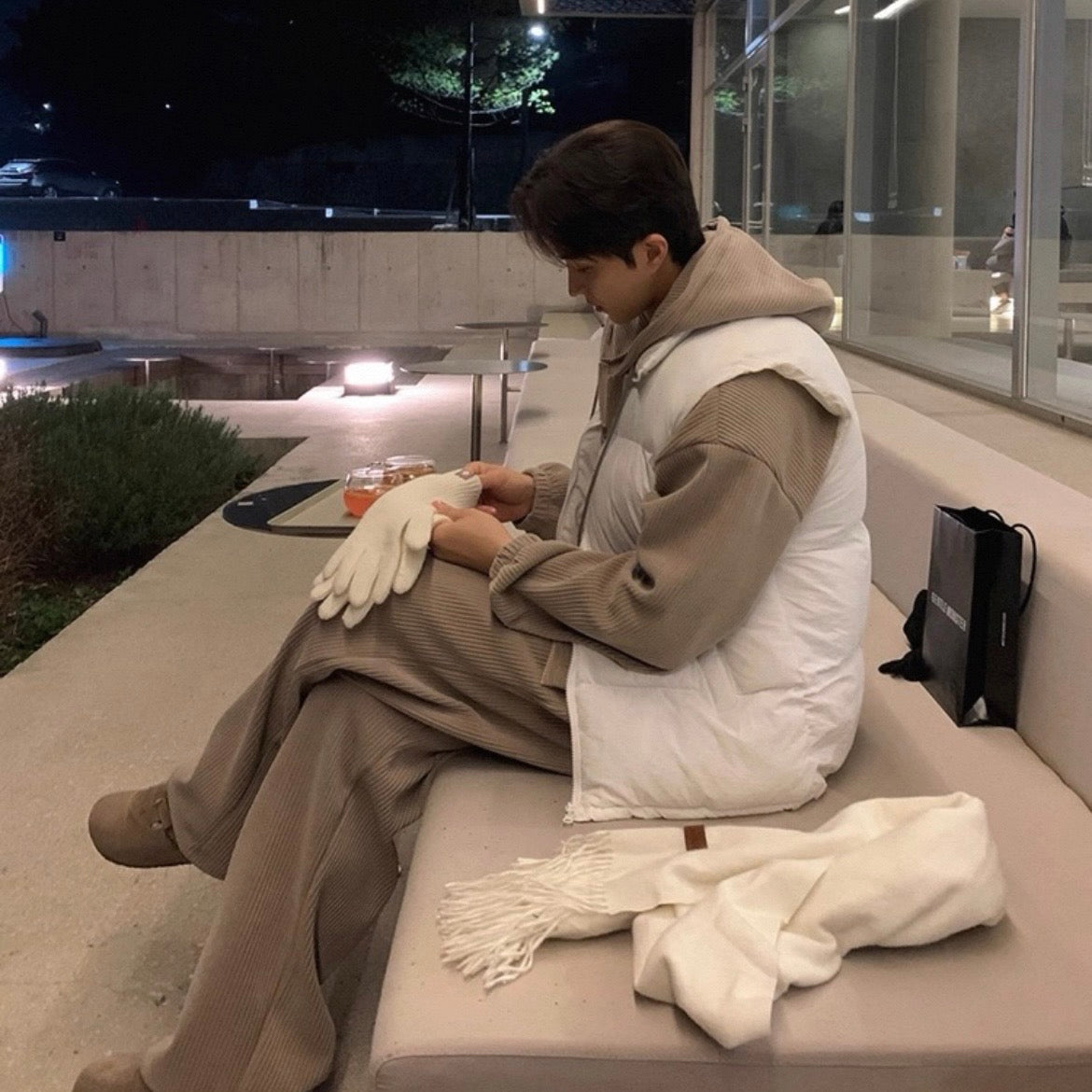 Casual Hoodie Knit Setup