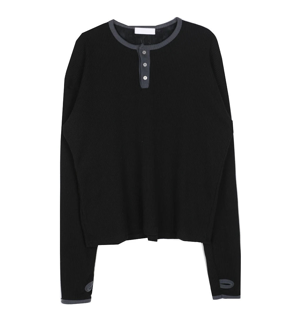 -Kr-Bottom Long Sleeve Shirt