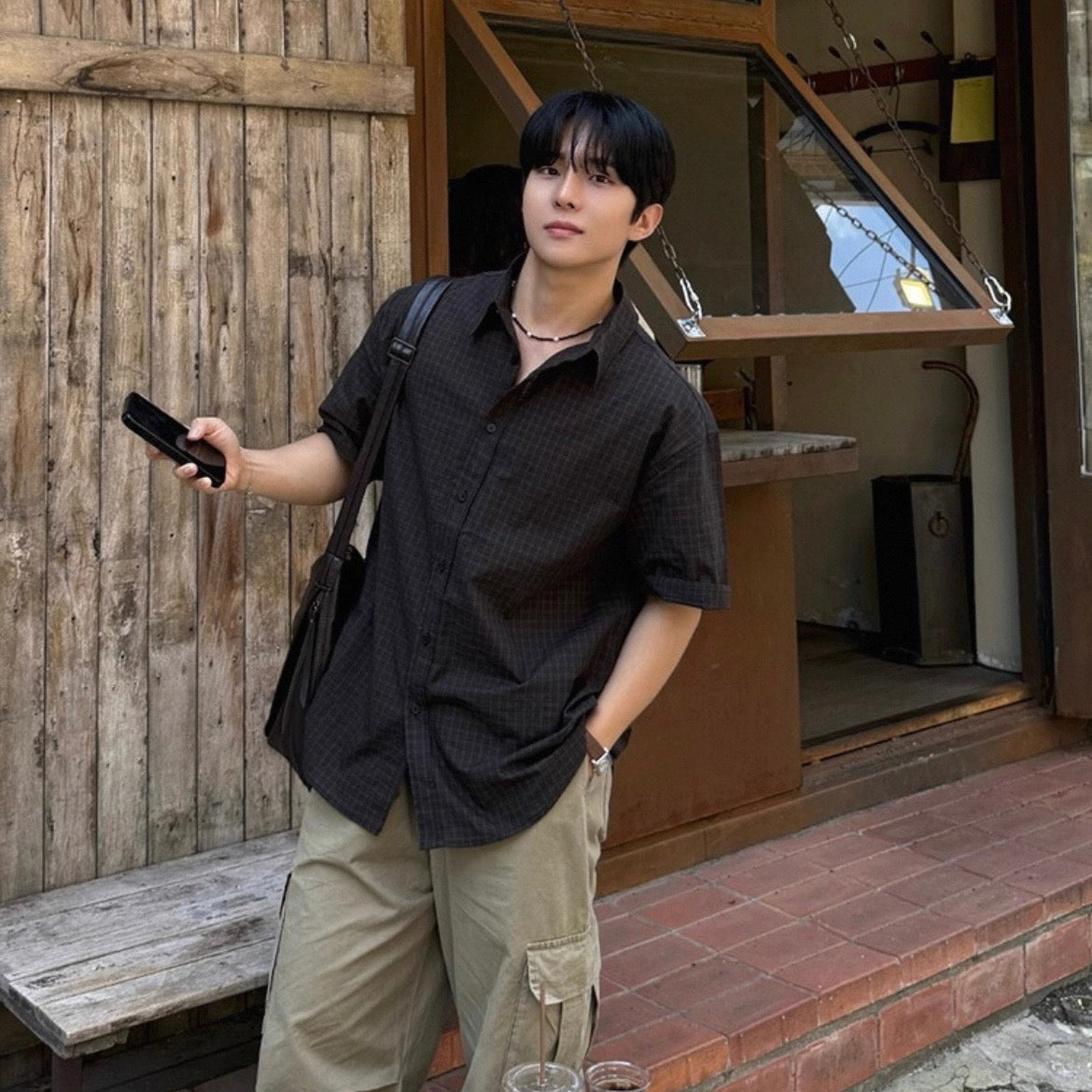 Korean Style Short-Sleeve Shirt