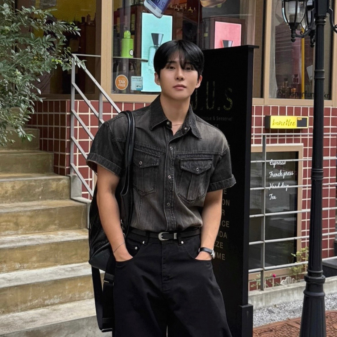 Korean Style Denim Shirt