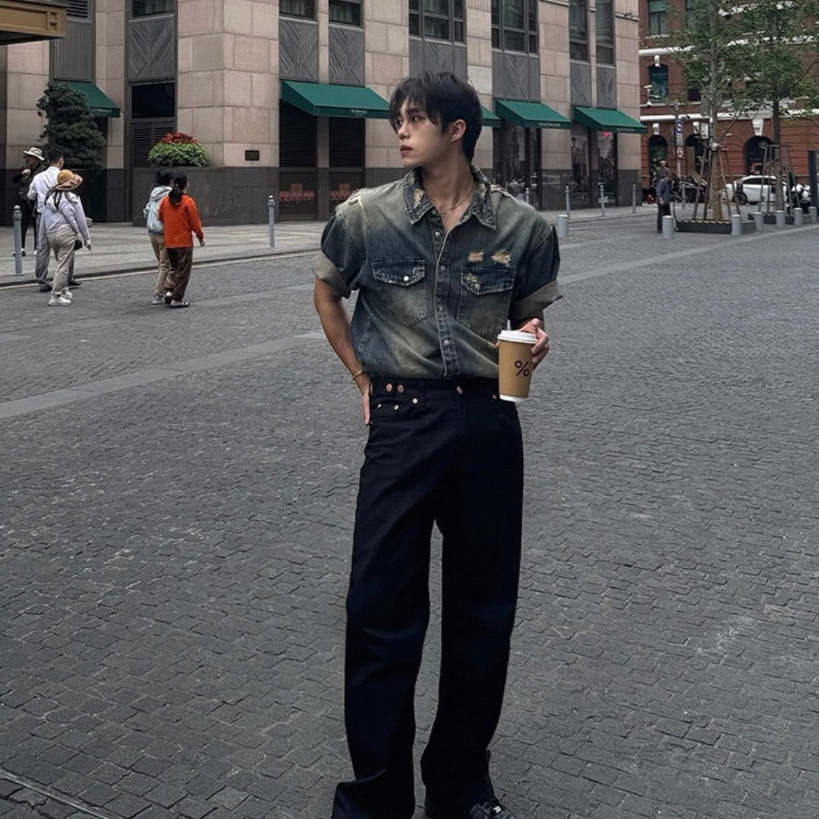 Casual Loose Denim Shirt