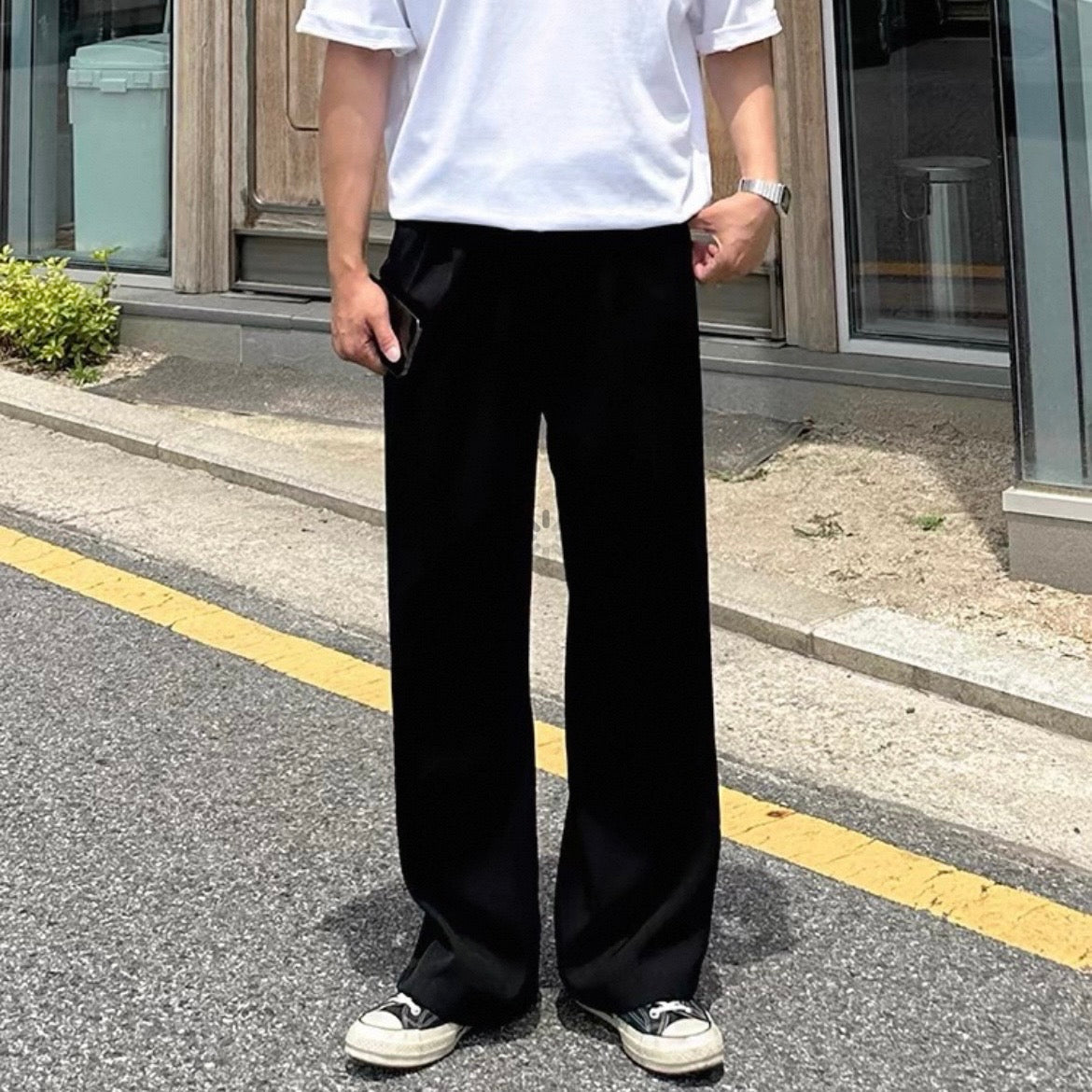 Casual Wide-Legged Pants