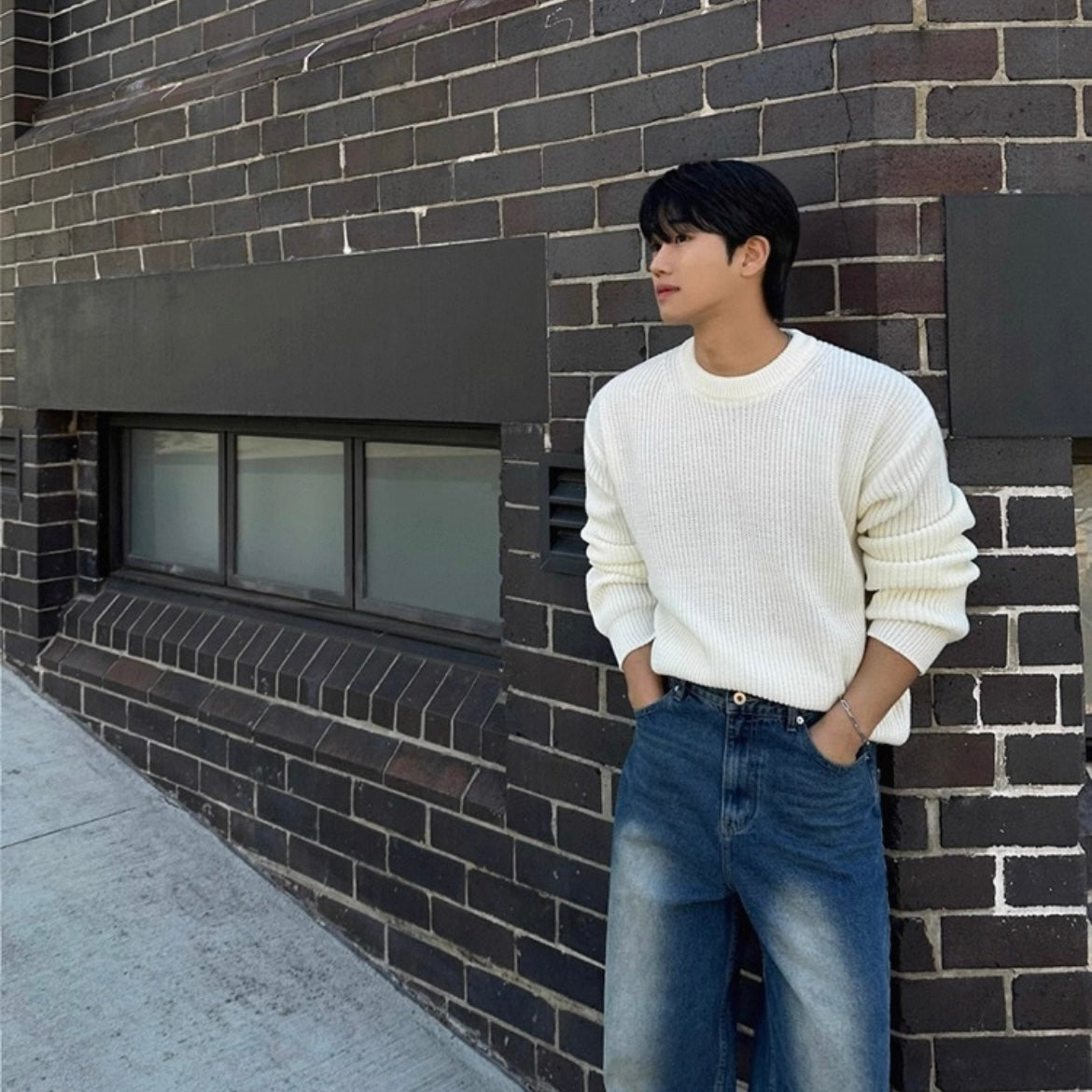 Korean Loose Knit Pullover