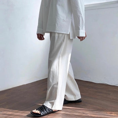 Lightweight Linen Wide-Leg Pants