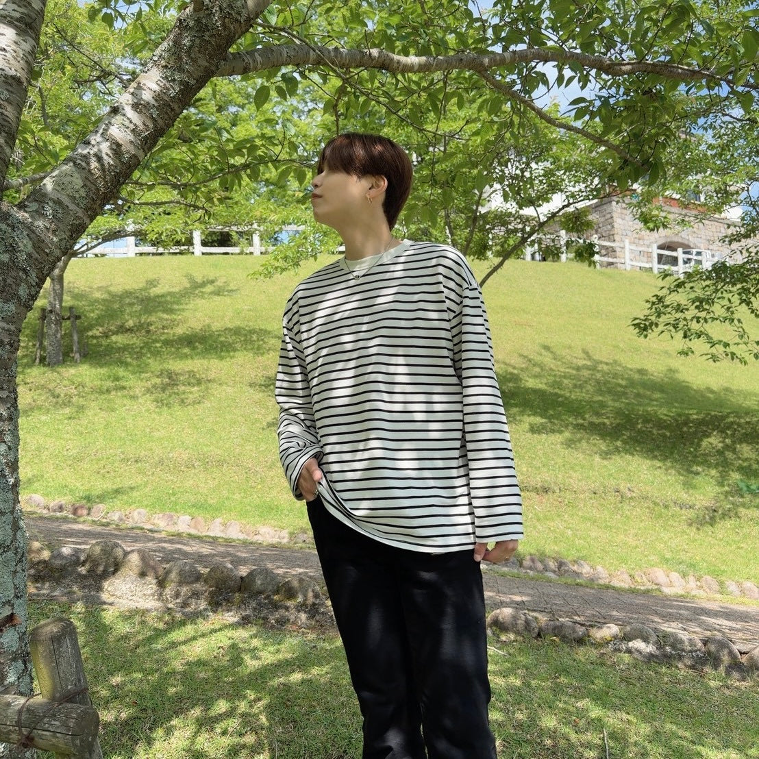 Casual Striped Long Sleeve T-Shirt