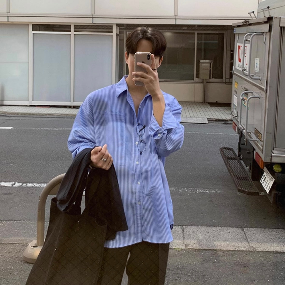 Korean Trend Striped Shirts