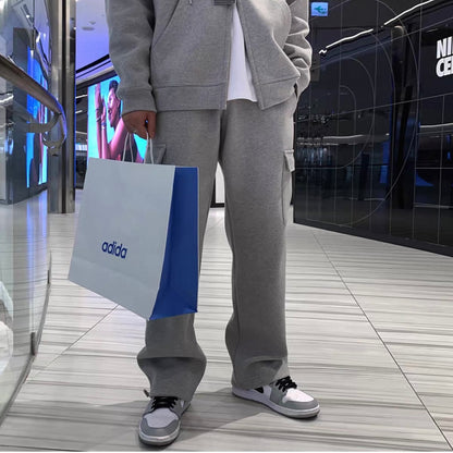 Casual Hooded Cardigan Setup