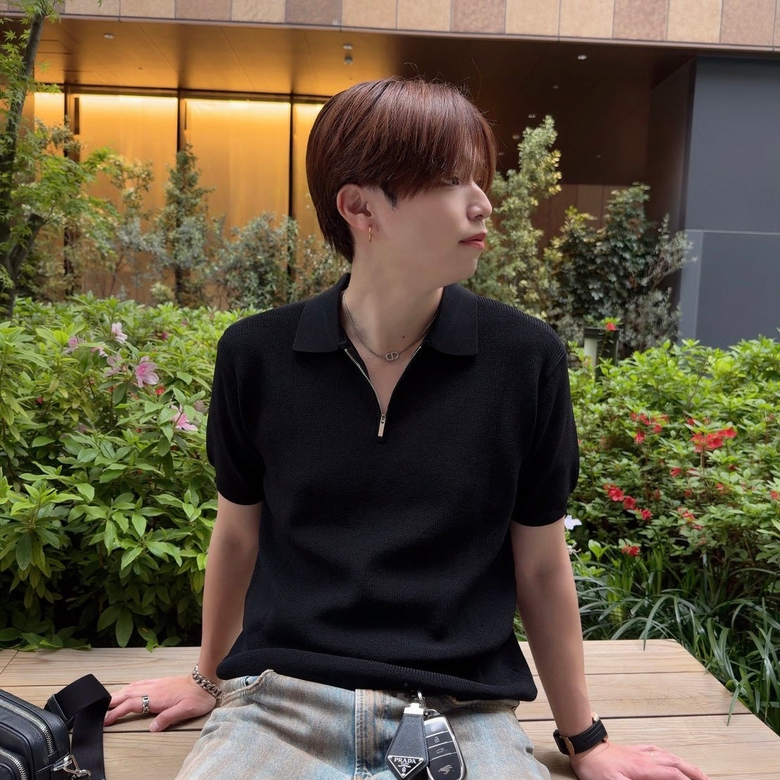 Breezy Knit Short-Sleeve Shirt