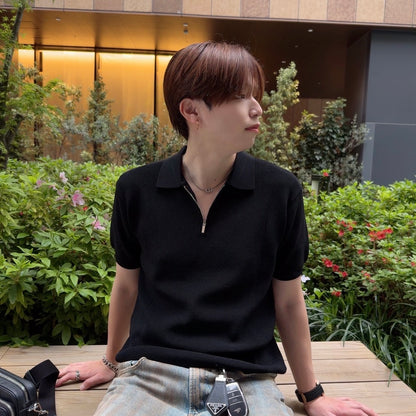 Breezy Knit Short-Sleeve Shirt