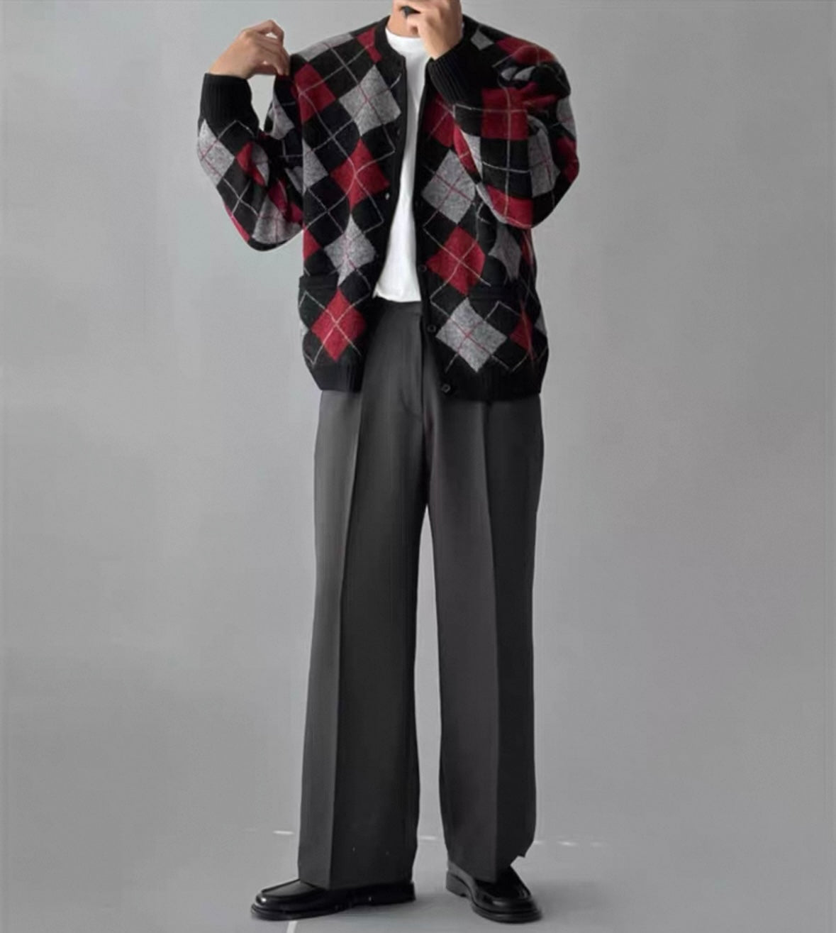 Nordic Mohair Knit Cardigan