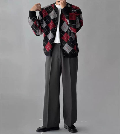 Nordic Mohair Knit Cardigan