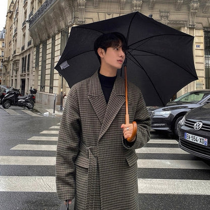 Korean Tweed Windbreaker Jacket