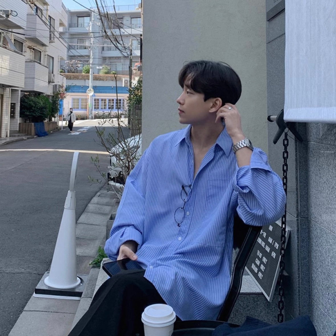 Korean Trend Striped Shirts