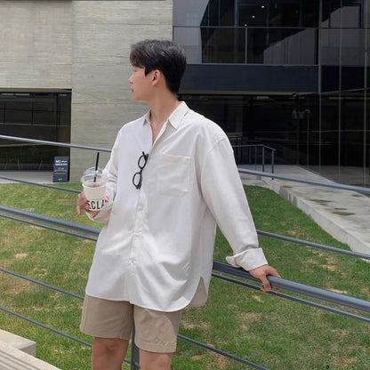 Drape Relaxed Pocket Shirt