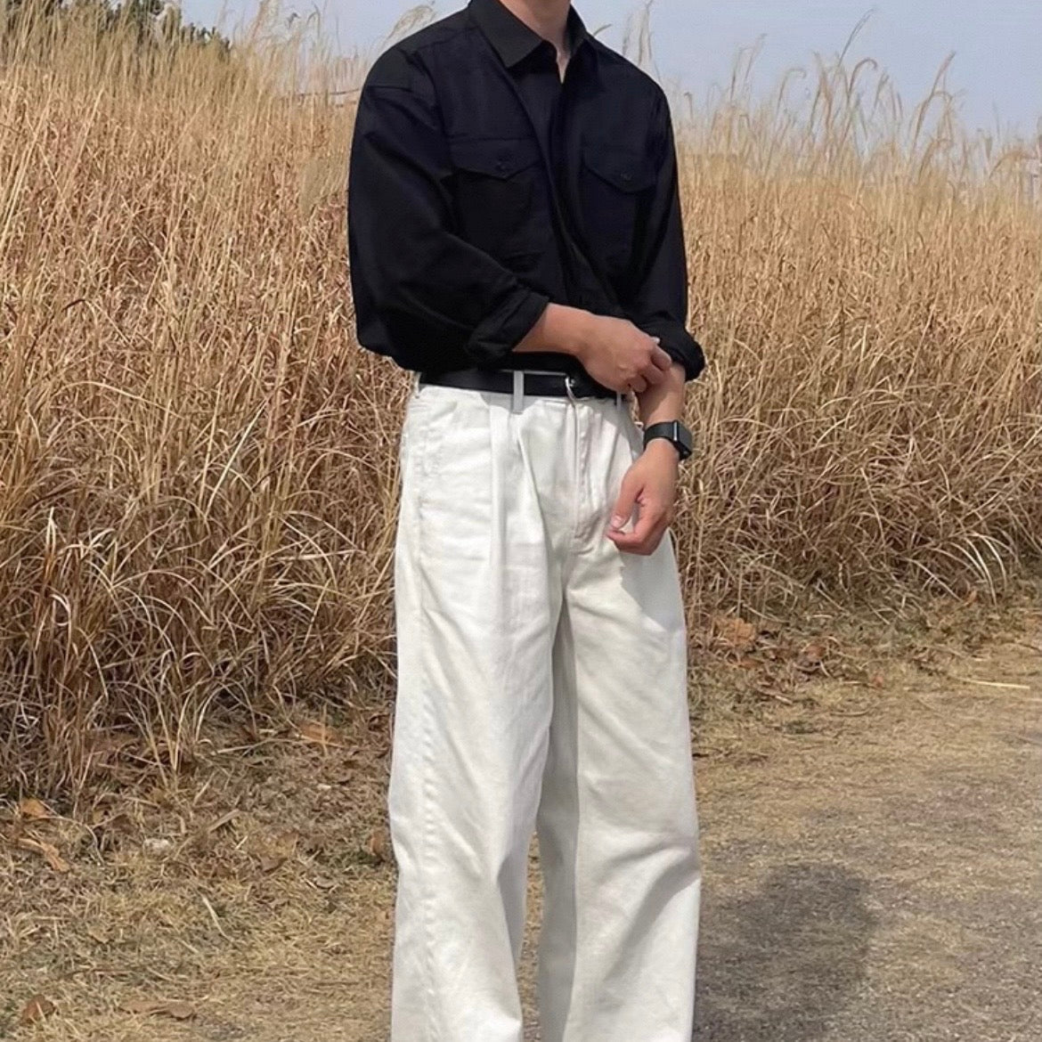 Korean-Style Casual Shirt