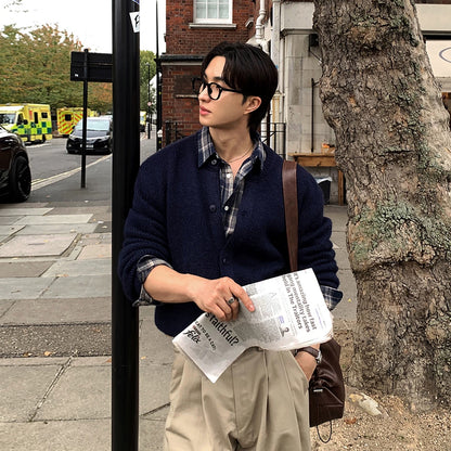 Korean Wool Knit Cardigan
