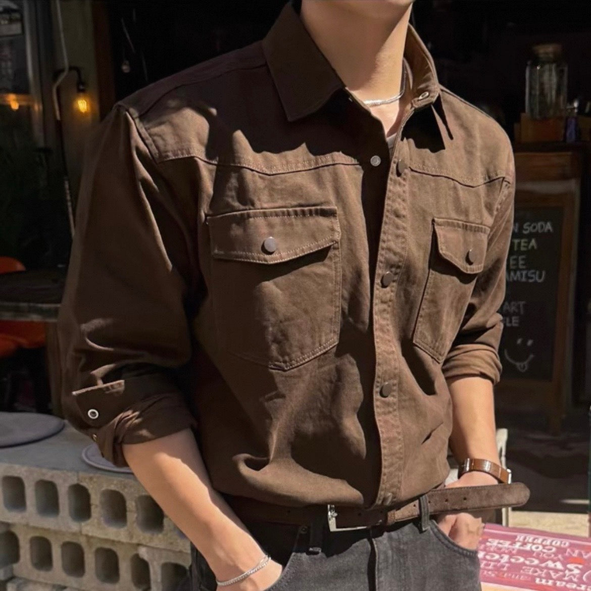 Vintage Utility Pocket Shirt