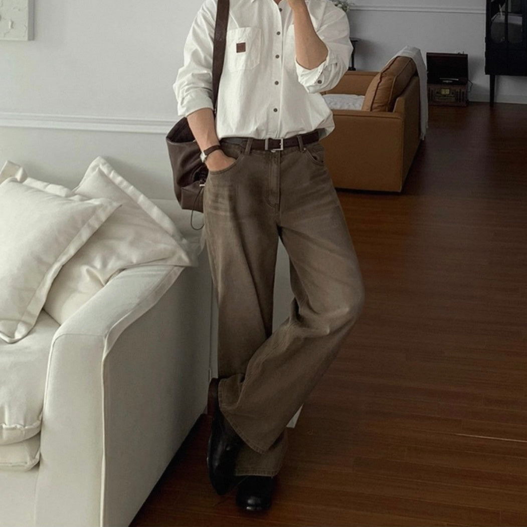 Vintage Loose Straight Jeans