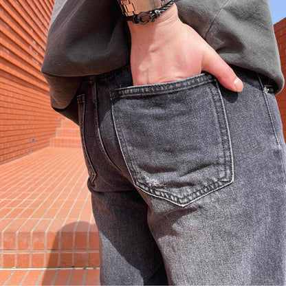 Retro Ripped Loose Jeans