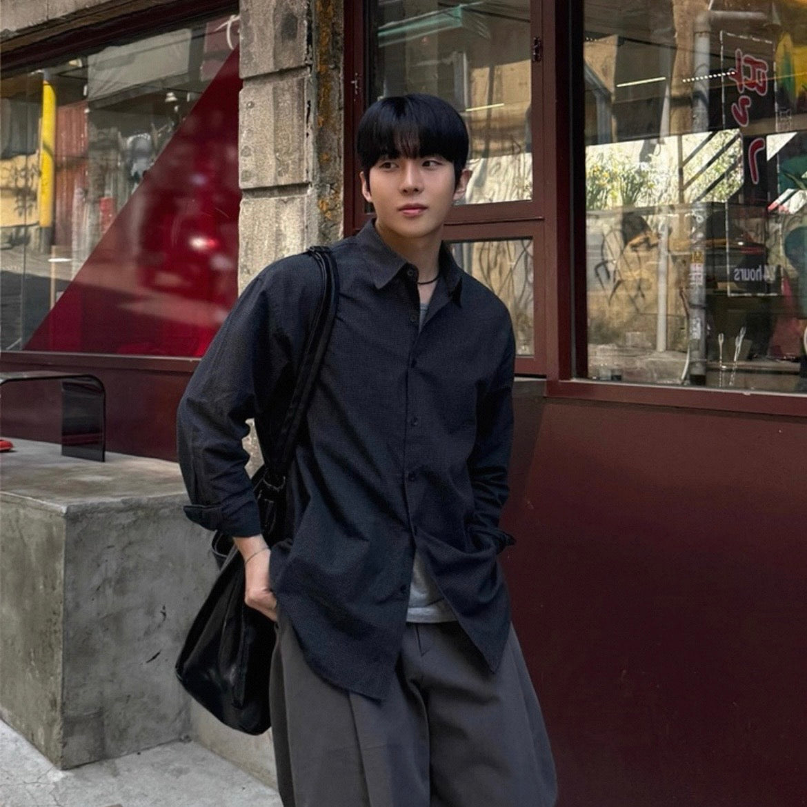 Casual Loose Long-Sleeve Shirt