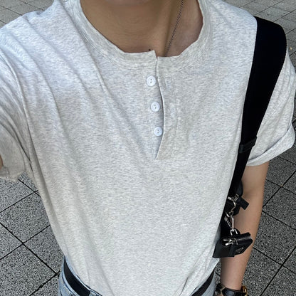 Summer Basic Round Neck Tee