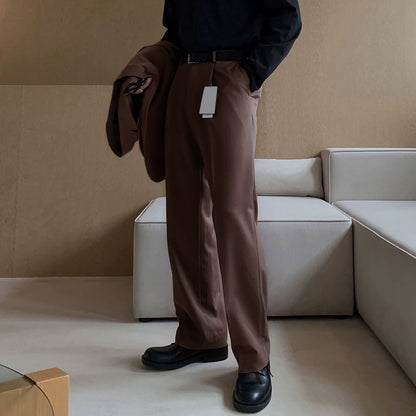 Casual Solid Color Jacket Setup