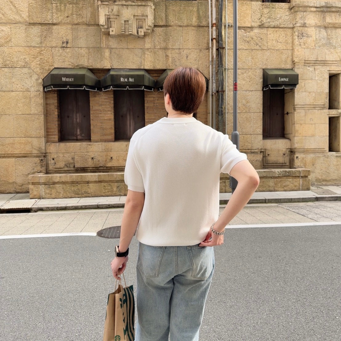 Breezy Knit Short-Sleeve Shirt