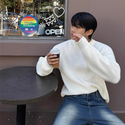 Korean Loose Knit Pullover