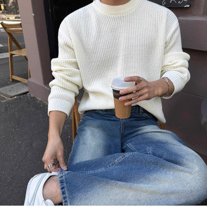 Korean Loose Knit Pullover