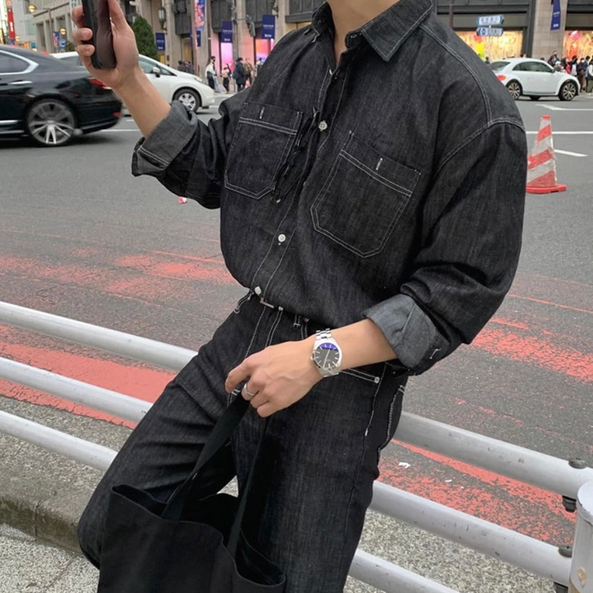 Denim Trendy Loose Shirt