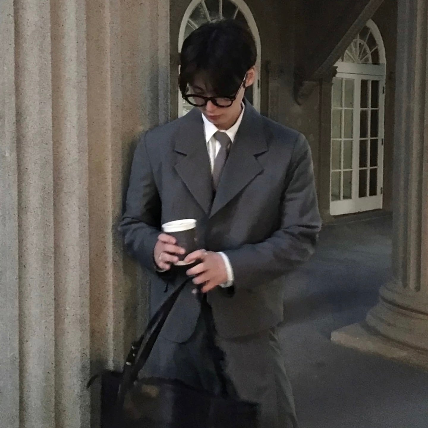 Casual Gray Suit Setup