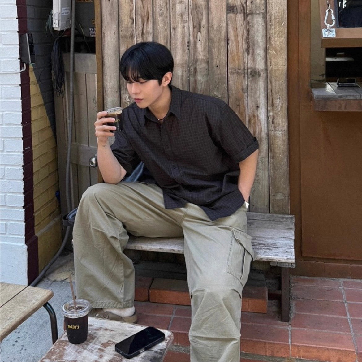 Korean Style Short-Sleeve Shirt