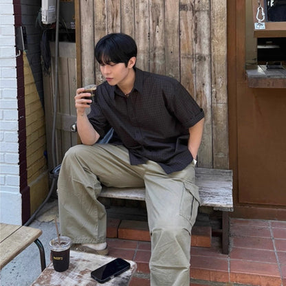 Korean Style Short-Sleeve Shirt