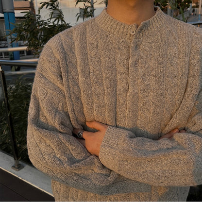 Korean Casual Pullover Knit Sweater