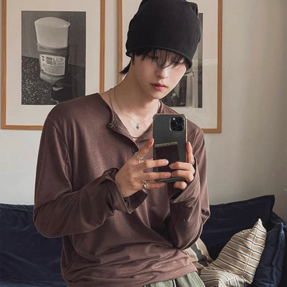 Casual Long-Sleeve T-Shirt