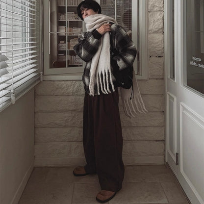 Winter Wide-Legged Commuter Pants
