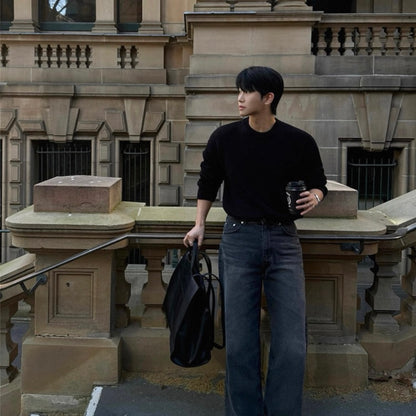 Korean Loose Knit Pullover