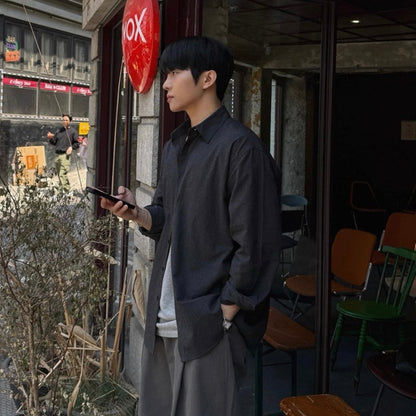 Casual Loose Long-Sleeve Shirt