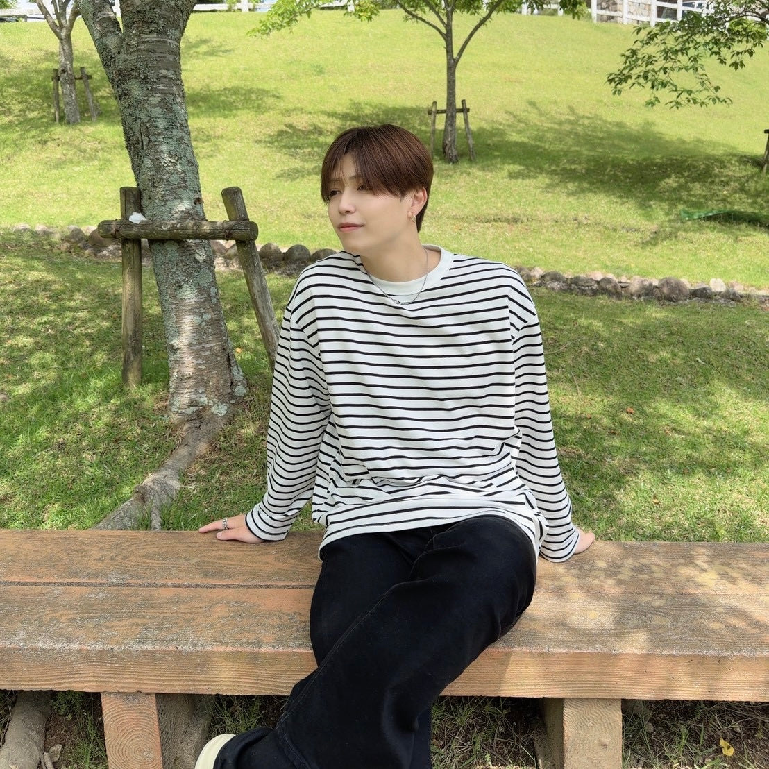 Casual Striped Long Sleeve T-Shirt