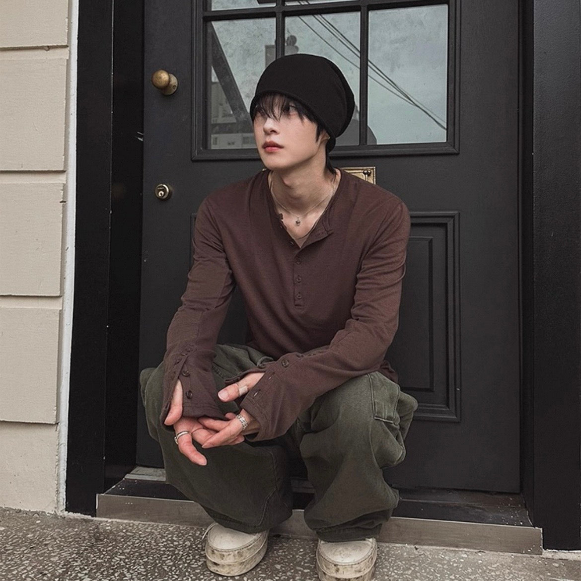 Casual Long-Sleeve T-Shirt