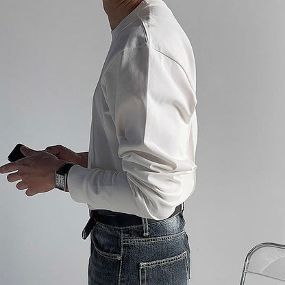 Minimal Line Long Sleeve T-Shirt