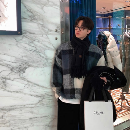 Korean Trend Colorful Knit Sweater