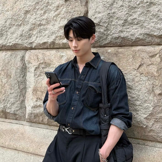 Casual Denim Shirt Jacket
