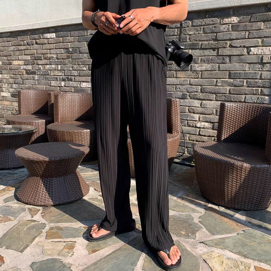 Korean Style Wide-Leg Pants