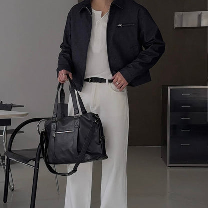 Washed Zip-Up Jacket