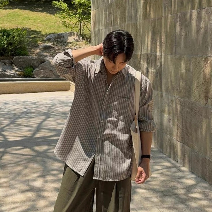 Noel Stripe Oversized Shirt