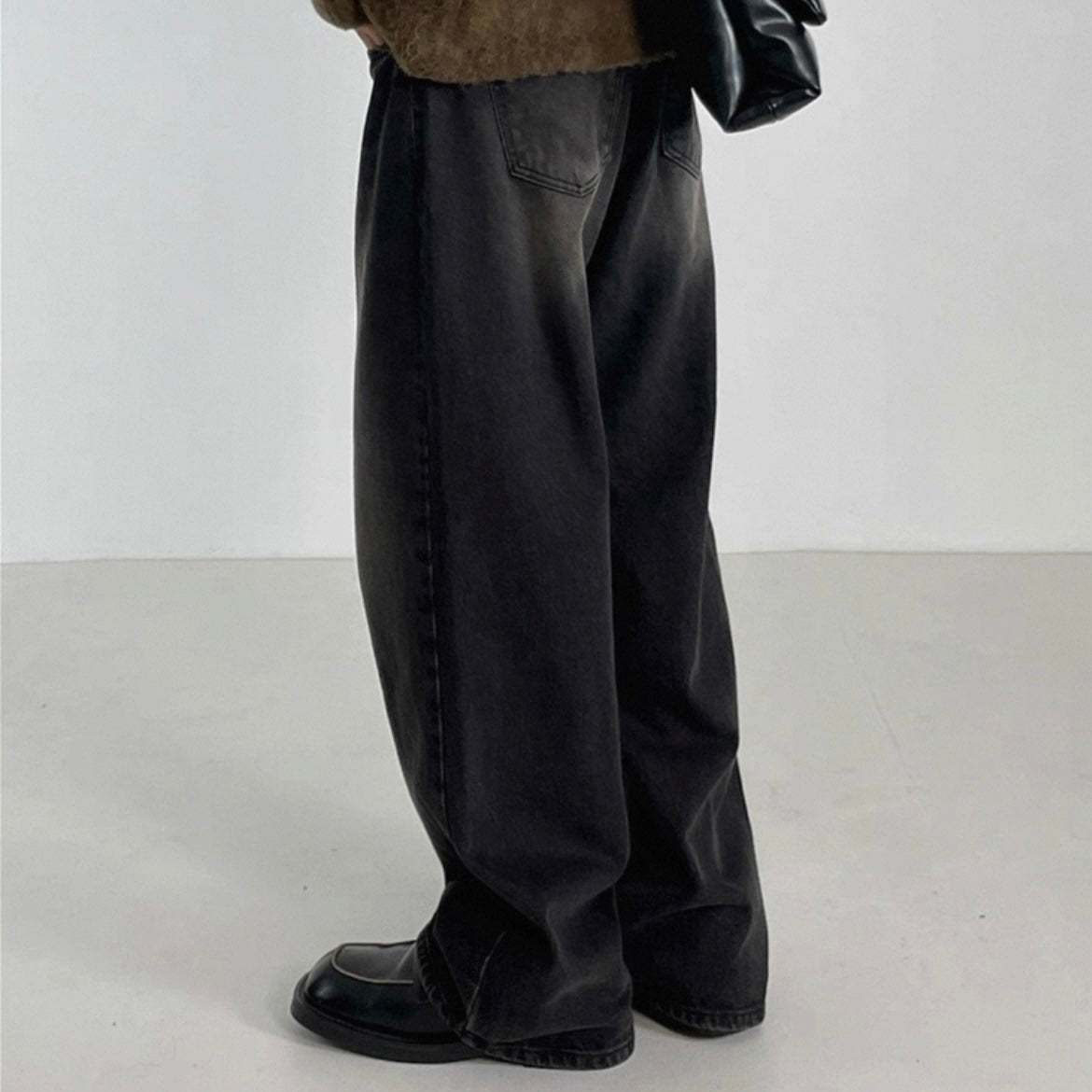 Korean Loose Wide-Leg Jeans